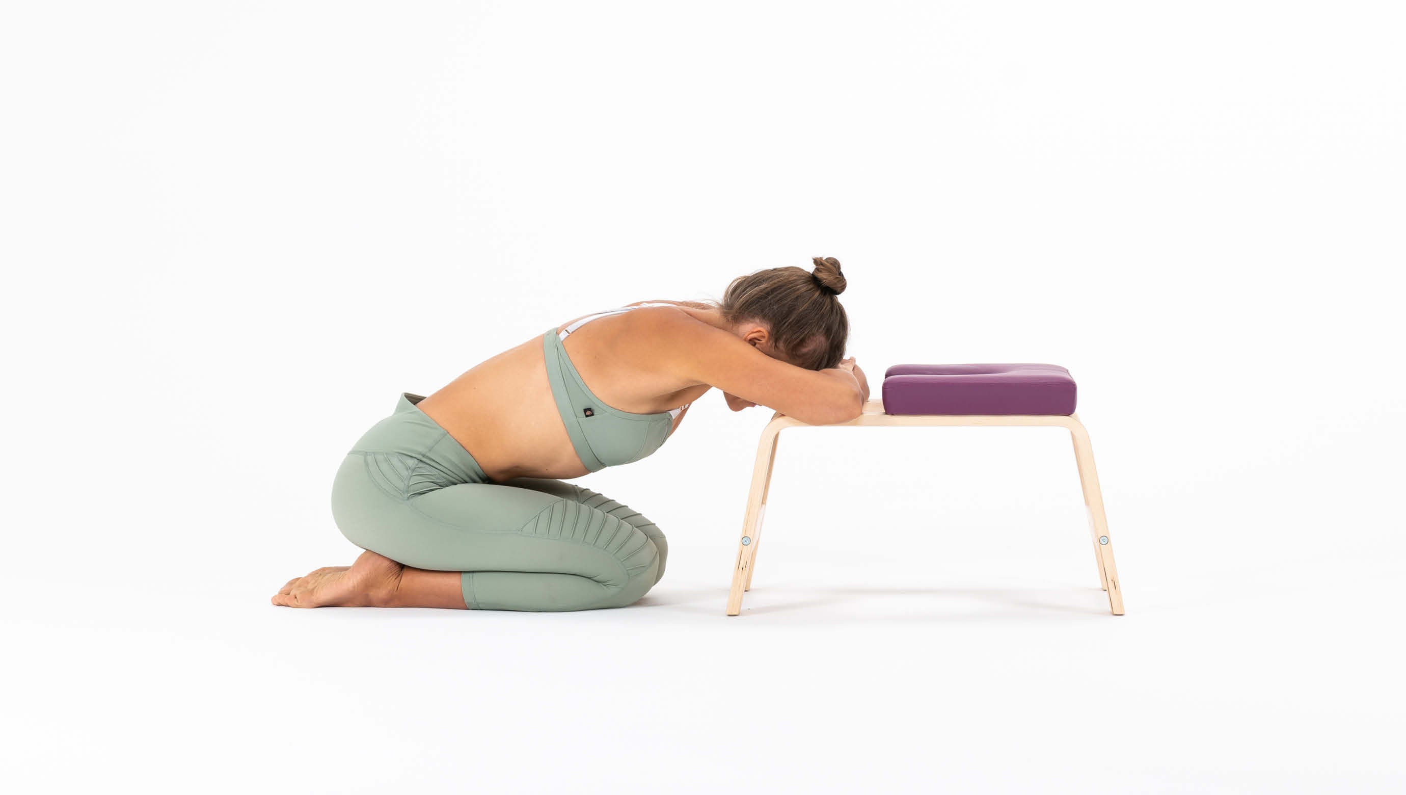 Extended Child's Pose Stretch - Balasana (yoga poses easy) - YouTube
