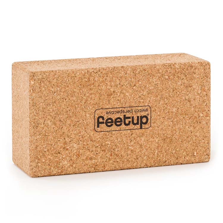 Cork Yoga Block  Organic Cork Yoga Props by FeetUp – FeetUp: The